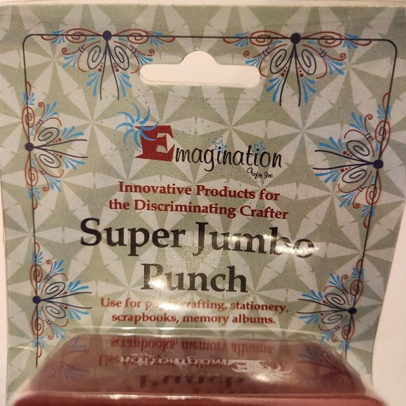 Flower Pot Super Jumbo Hole Punch Emagination paper Scrapbook Craft Shape Garden - Picture 4 of 5